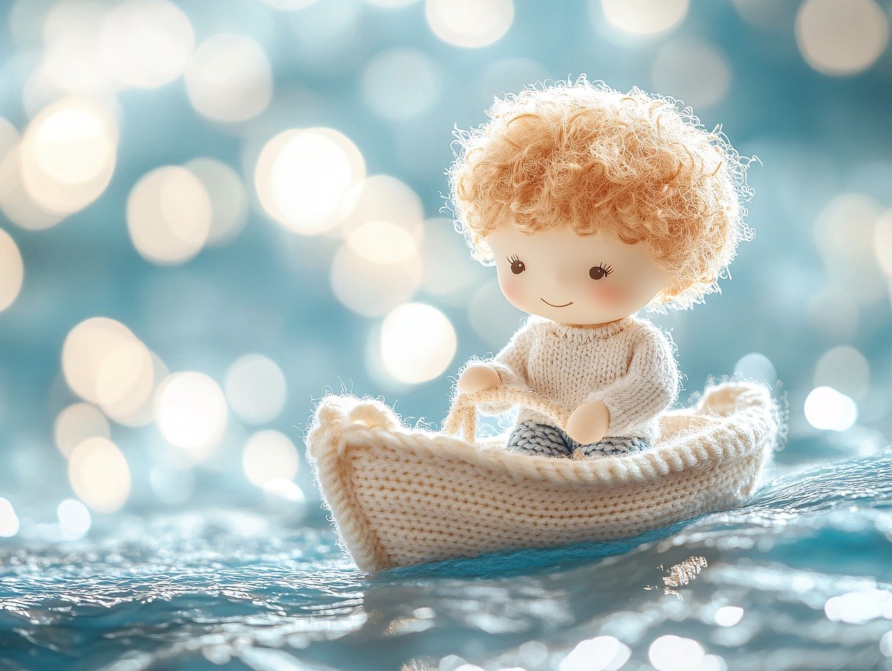 For instance, placing a large, vibrant designer toy in a