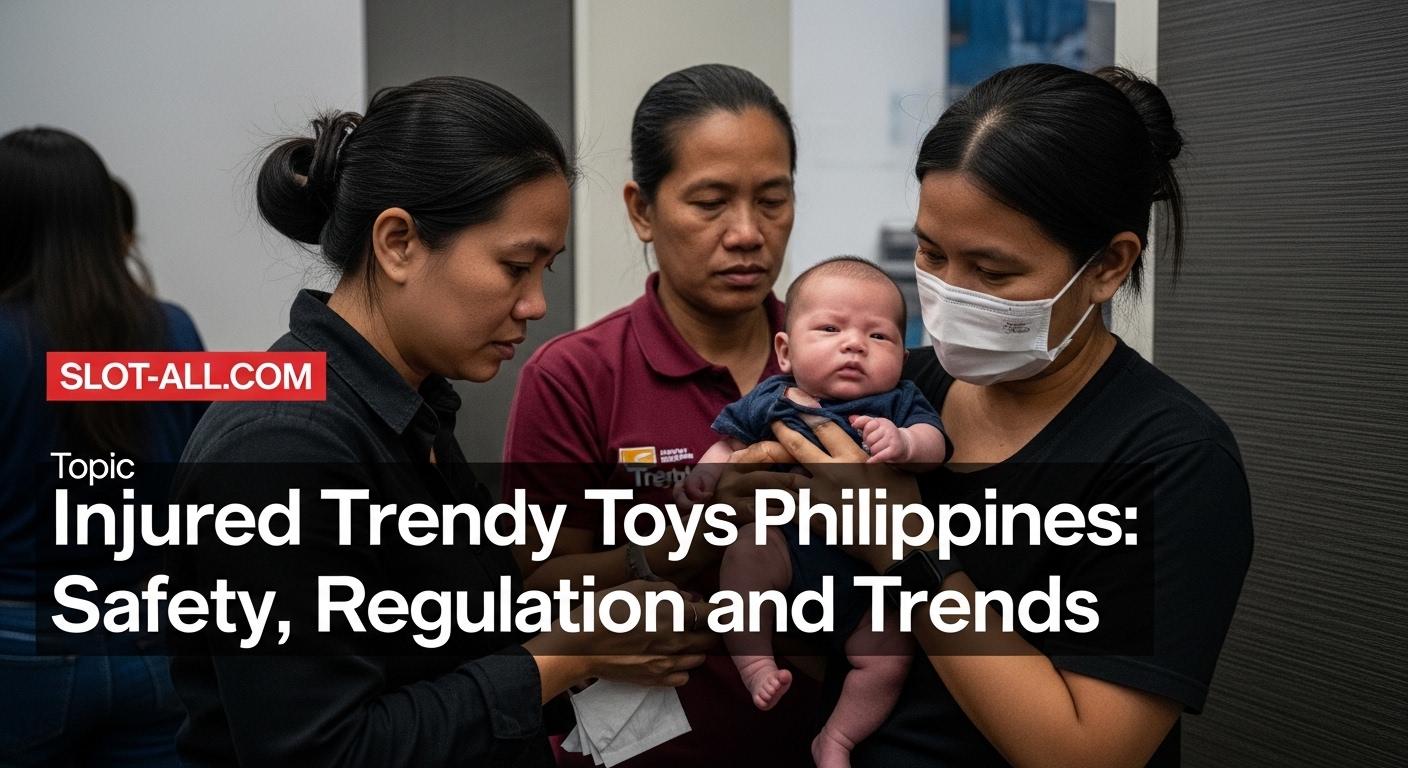 Philippine family examining a trendy toy with safety labels in a store