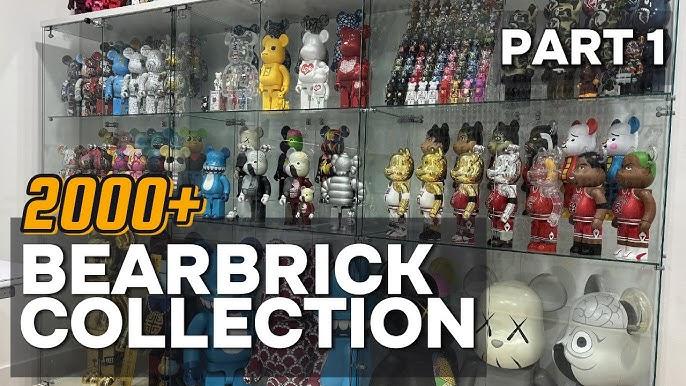 Bearbrick designer toys collection display