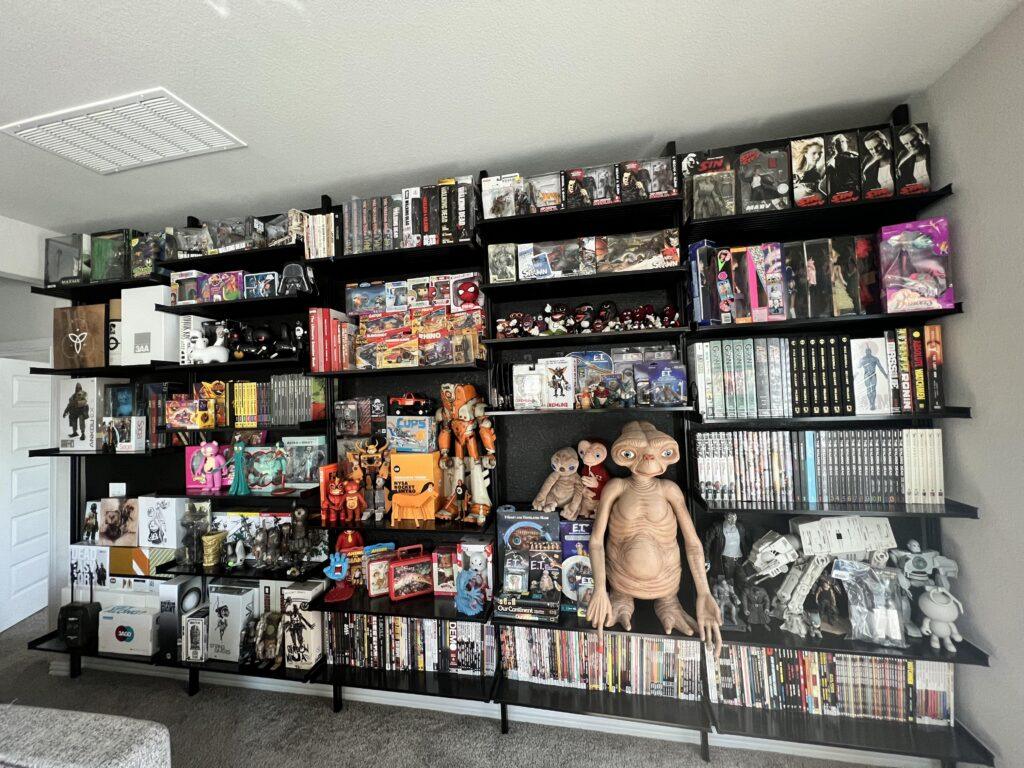 toy collection room display aesthetic setup