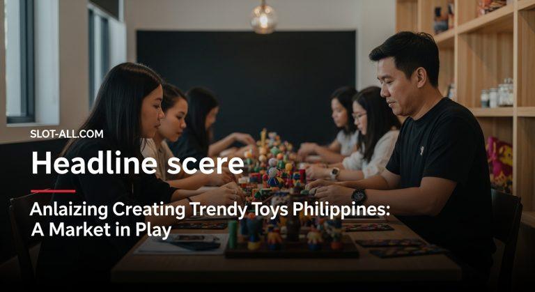 Filipino makers in a workshop crafting trendy local toys for a market