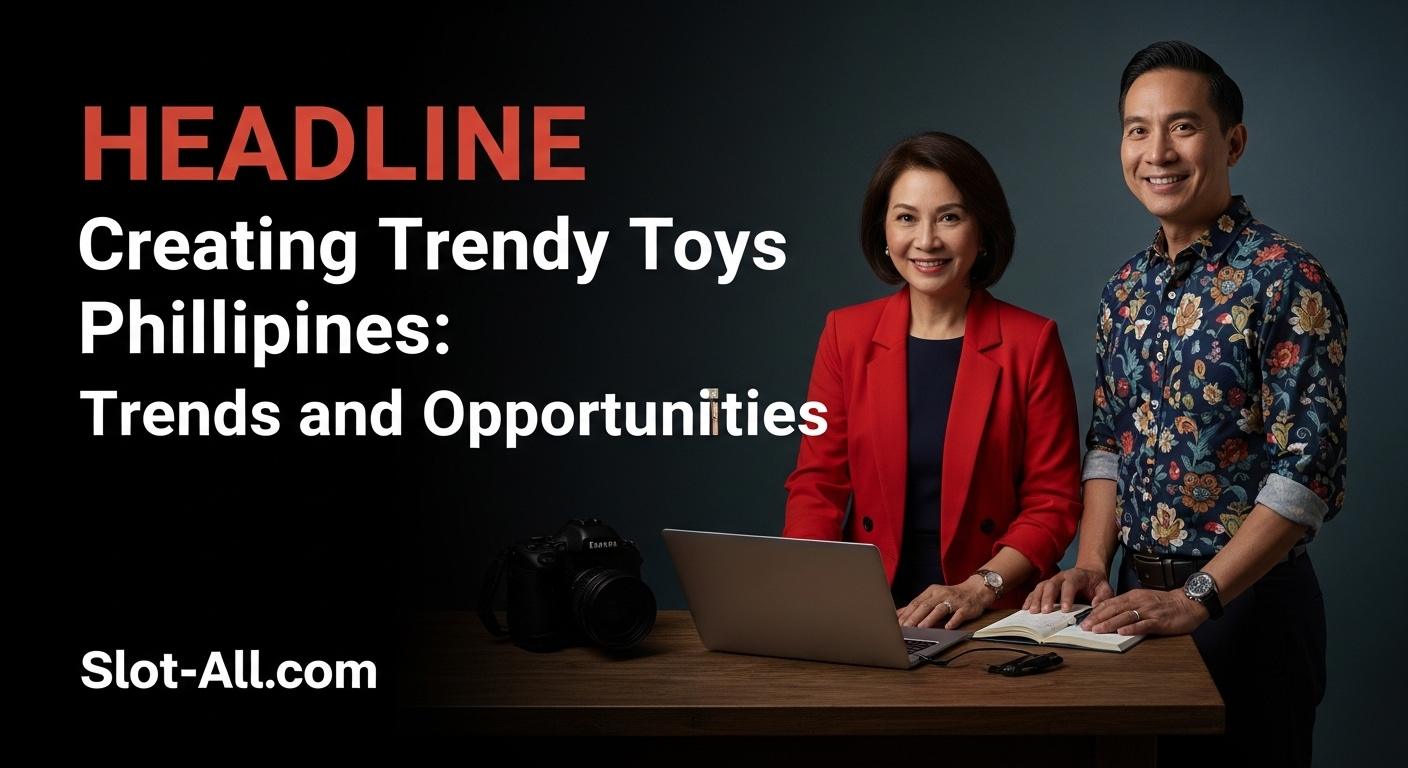 Creating Trendy Toys Philippines: Trends and Opportunities Colorful display of trendy toys in a Philippine toy shop with children playing.