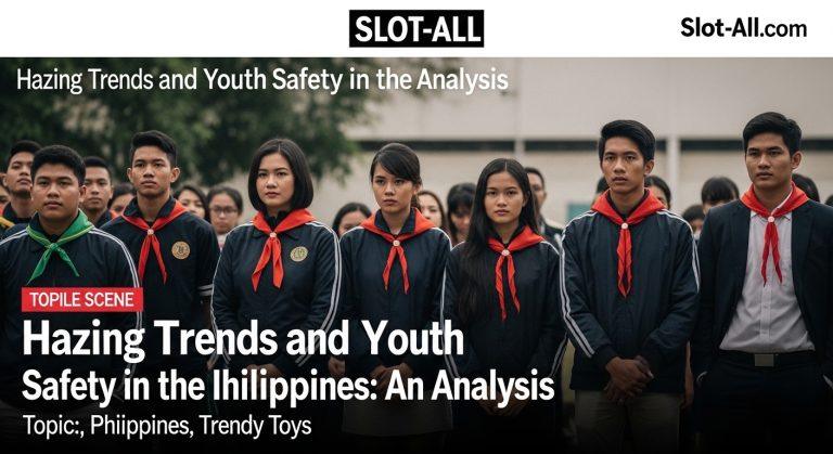 Editorial illustration of hazing awareness on a Philippine campus