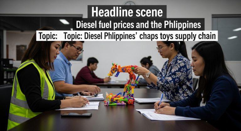 Analytical feature on diesel fuel prices affecting the Philippines' toy supply chain.