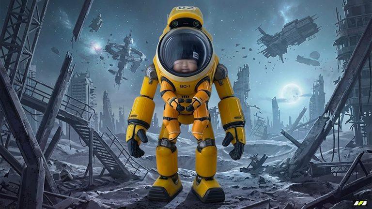 BC-1 Industrial Yellow Returns… Molding Mule’s Baby Carrier Droid Levels Up!